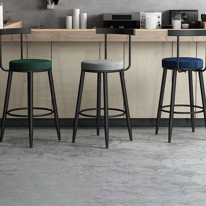 Industrial Style Bar-stool Metal Counter Bar Stool for Restaurant Clearhalo 'Bar Furniture' 'Bar Stools' 'bar_stools' 'furn' 'furn_bar_stools' 'Furniture' 'furniture_bar_stools' 'Kitchen & Dining Furniture' 1200x1200_1a26364e-9cdb-4fa8-9c15-a14683196bc2
