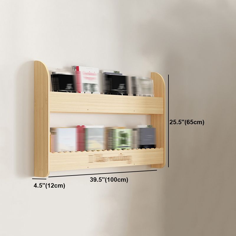 Modern Style Wooden Bookshelf Wall Mounted Shelf Bookcase for Study Room Clearhalo 'Bookcases' 'furn' 'furn_bookcases' 'Furniture' 'furniture_bookcases' 'kitchen' 'kitchen_bookcases' 'Living Room Furniture' 'Office Furniture' 1200x1200_1a26ad48-ec55-4981-bb19-0ac9ac4ed9be