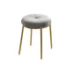 Velvet Upholstered Ottoman Velvet Colored Flower Shape Metal Frame Ottoman Clearhalo 'furn' 'furn_ottomans_poufs' 'Furniture' 'Living Room Furniture' 'Ottomans & Poufs' 'ottomans_poufs' 1200x1200_1a283154-0f4b-4b4a-8051-f0ea95cfaa6e