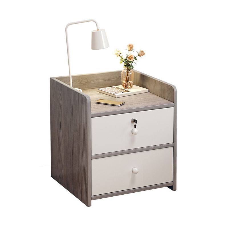 Moderna mesa de acento nocturno acabado antiguo de almacenamiento abierto gabinete de noche