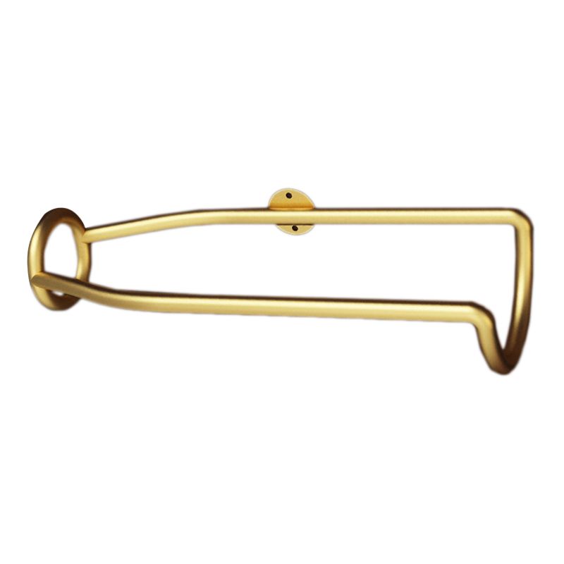 Wall Mounted Metal Modern Wine Bottle Holder in Brown/Gold/Black Clearhalo 'furn' 'furn_wine_racks' 'Furniture' 'Kitchen & Dining Furniture' 'Wine Racks' 'wine_racks' 1200x1200_1a2ad652-f12c-4bf5-a25a-dad7fedd1bd9