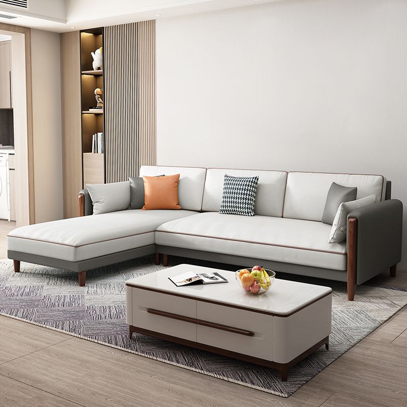 MODERNE 35.43 "H FAUX CHAUX SQUARE SALA SOFA et chaise pour le salon