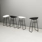Industrial Counter Stool with Bucket Plastic Bar Stools for Bristol