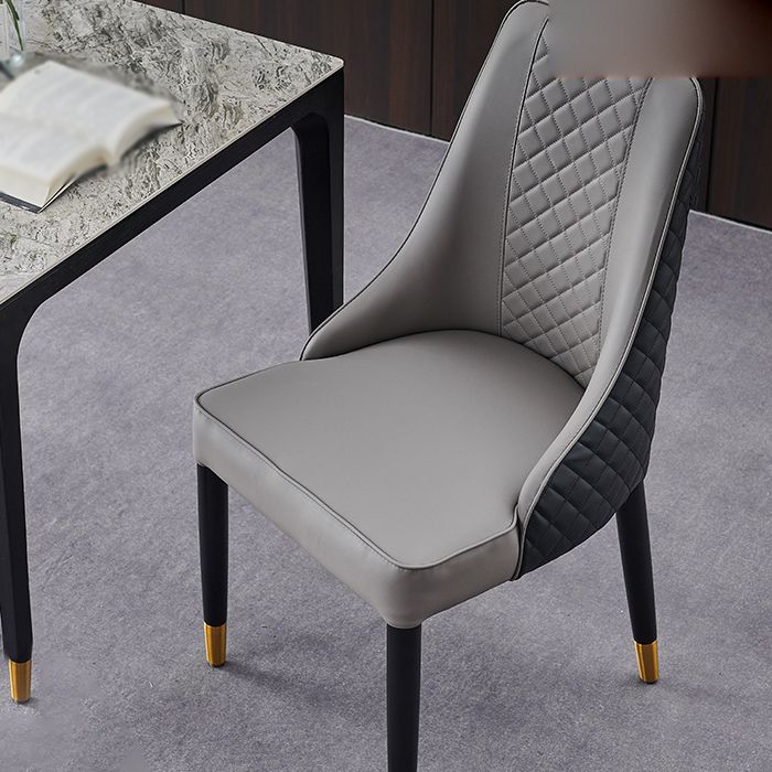 Scandinavian Style Wood Dining Chairs Dining Room Armless Parsons Chair Clearhalo ' kitchen&dining_furn' 'Dining Chairs' 'Dining Tables & Seating' 'dining_chair' 'furn' 'furn_dining_chair' 'Furniture' 'furniture_dining_chair' 'Kitchen & Dining Furniture' 'kitchen' 1200x1200_1a2d72d8-867e-40ee-8ce6-770e1926df05