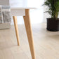 Table à manger rectangulaire à 4 pieds, Table de base moderne en bois de frêne pour cuisine