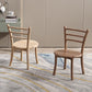 Contemporary Style Wooden Dining Chair Kitchen Dining Armless Side Chairs