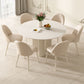 1/5 Piece Stone Top Contemporary Style Dining Room Chair Set Clearhalo 'Dining Room Sets' 'Dining Tables & Seating' 'dining_room_set' 'furn' 'furn_dining_room_set' 'Furniture' 'Kitchen & Dining Furniture' 1200x1200_1a36b504-f565-4703-90a5-e6011933ca13