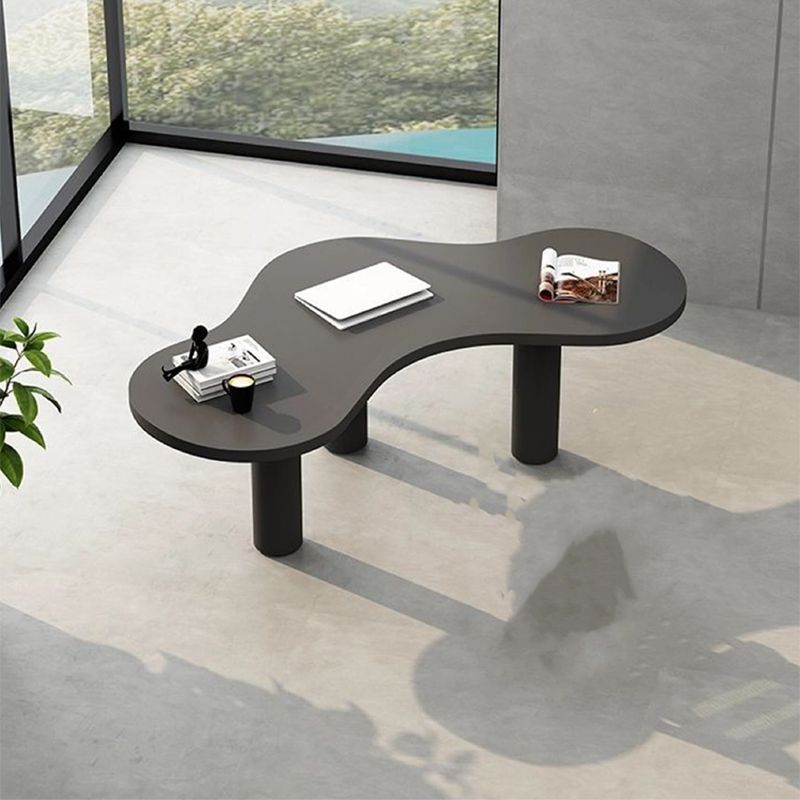 Escritorio de oficina de pino contemporáneo escritorio de formulario gratuito para la oficina