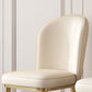 Glam Faux Leather Dining Chair Upholstered Armless Dining Chairs for Restaurant Use Clearhalo 'Dining Chairs' 'Dining Tables & Seating' 'dining_chair' 'furn' 'furn_dining_chair' 'Furniture' 'Kitchen & Dining Furniture' 1200x1200_1a39de0b-5e0a-4654-9ddd-50220a00bef0
