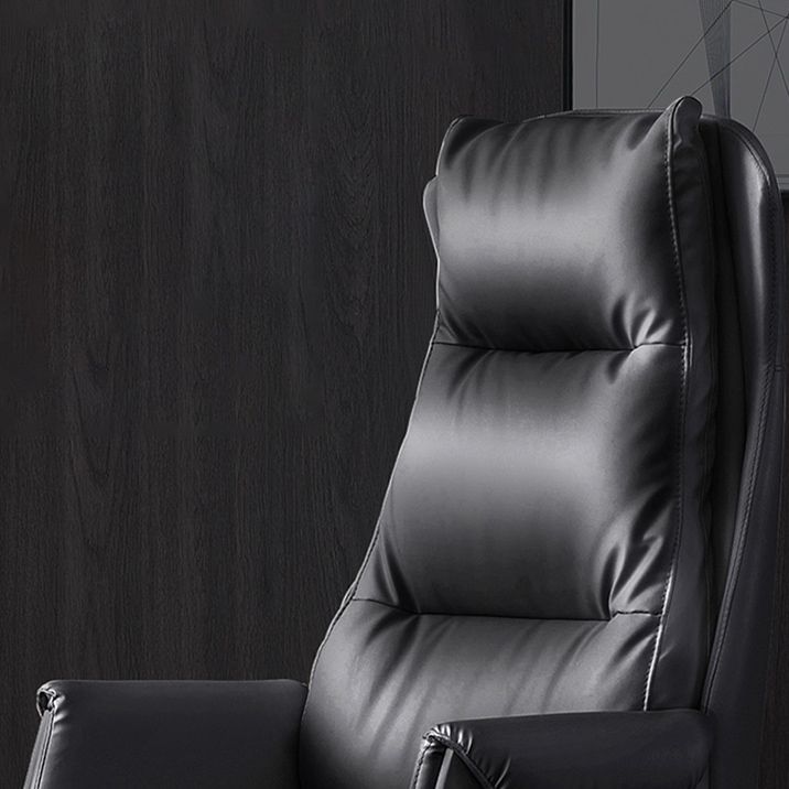 Modern Leather Executive Chair verstelbare Swivel Burey Chair met voetsteun
