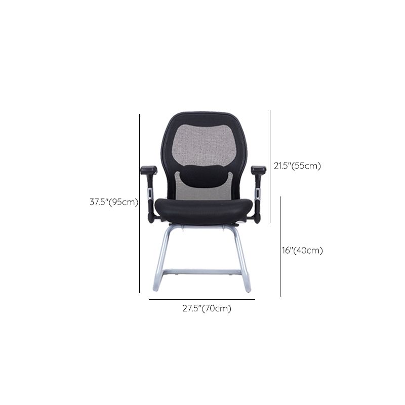 Black Contemporary Desk Chair Breathable AirGrid Office Chair Clearhalo 'furn' 'furn_office_chair' 'Furniture' 'Office Chairs' 'Office Furniture' 'office_chair' 1200x1200_1a3d0ff5-b39f-4ff2-9c1e-8218d2c8924e