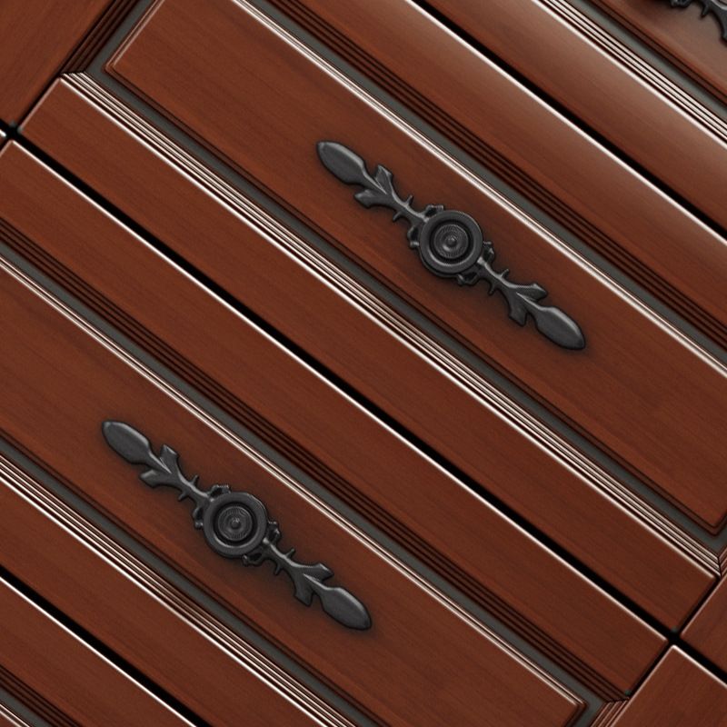 Mid-Century Modern Wood Chest 43.3" Tall 5 - Drawer Accent Chest Clearhalo 'Cabinets & Chests' 'cabinets_chests' 'furn' 'furn_cabinets_chests' 'Furniture' 'Living Room Furniture' 1200x1200_1a3e1c39-12f6-4254-ac1f-177542e10c0b