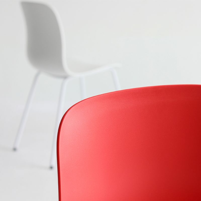 Contemporary Plastic Dining Room Chairs Armless Metal Dining Chairs for Home Use Clearhalo ' kitchen&dining_furn' 'Dining Chairs' 'Dining Tables & Seating' 'dining_chair' 'furn' 'furn_dining_chair' 'Furniture' 'furniture_dining_chair' 'Kitchen & Dining Furniture' 'kitchen' 1200x1200_1a3f26a3-dffc-4442-975d-c031c4744acb