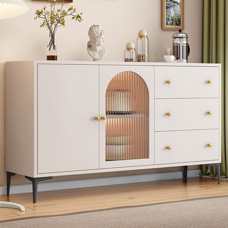 Mesa de madera del gabinete del aparador moderno Mesa de madera con puertas para el comedor