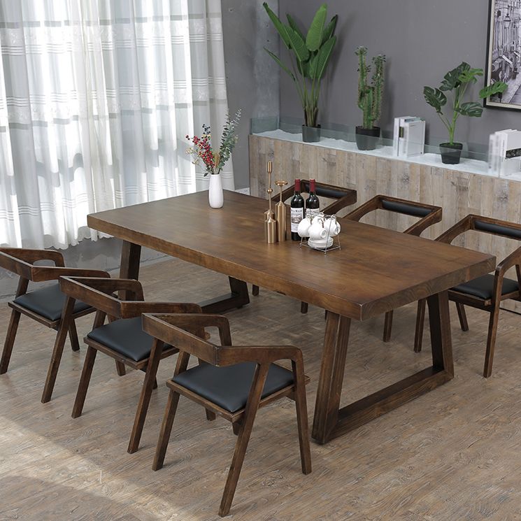 Traditional Style 1/3/4/7 Pieces Dining Table Set Solid Wood Table & Chair Set Clearhalo 'Dining Room Sets' 'Dining Tables & Seating' 'dining_room_set' 'furn' 'furn_dining_room_set' 'Furniture' 'furniture_dining_room_set' 'Kitchen & Dining Furniture' 'kitchen&dining_furn' 'kitchen' 1200x1200_1a45ec69-f2f5-40b4-aa94-5d72e3af5a2f