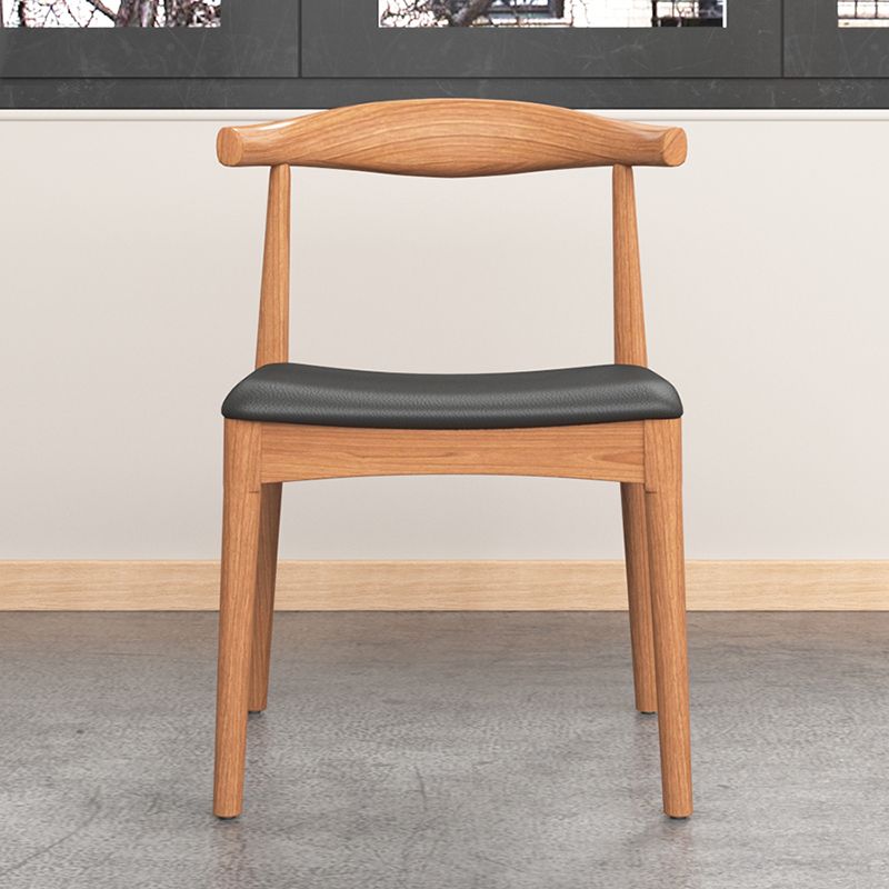 Modern Dining Open Back Chairs Dining Armless Side Chairs with Wooden Legs Clearhalo ' kitchen&dining_furn' 'Dining Chairs' 'Dining Tables & Seating' 'dining_chair' 'furn' 'furn_dining_chair' 'Furniture' 'furniture_dining_chair' 'Kitchen & Dining Furniture' 'kitchen' 1200x1200_1a469f3b-4024-48f3-a6ac-4b9a1dbe8b2a