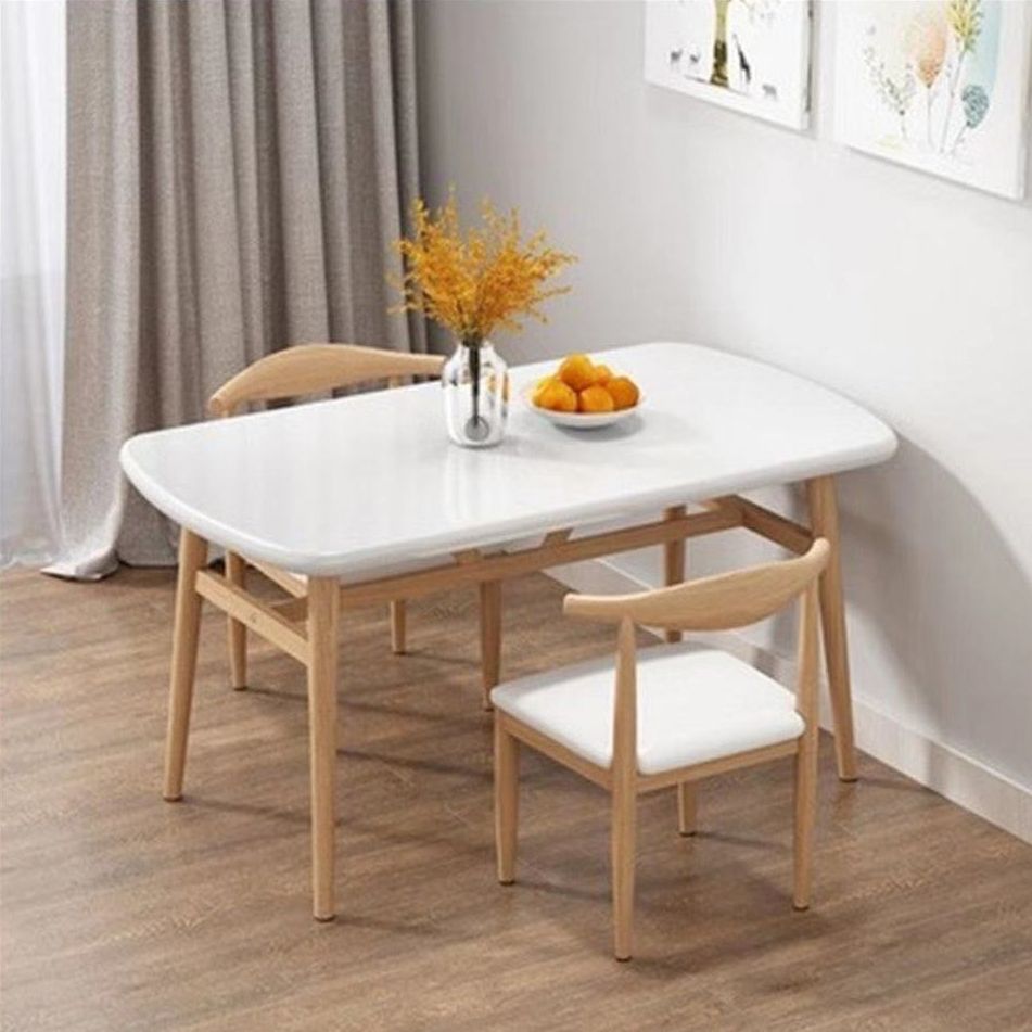 Industrial MDF Standard Dining Table Rectangle Kitchen Dining Table with 4 Legs Clearhalo ' dining_table' 'Dining Tables & Seating' 'Dining Tables' 'furn' 'furn_dining_table' 'Furniture' 'furniture_dining_table' 'Kitchen & Dining Furniture' 'kitchen&dining_furn' 'kitchen' 'kitchen_dining_table' 1200x1200_1a4933d1-7ca5-461b-b32f-ced59ca3917f