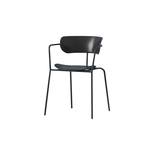 Modern Style Arm Chair Plastic Indoor Dining Chair for Living Room Clearhalo 'Dining Chairs' 'Dining Tables & Seating' 'dining_chair' 'furn' 'furn_dining_chair' 'Furniture' 'Kitchen & Dining Furniture' 1200x1200_1a4a8368-1ffb-40d1-bf7b-590685678c3c