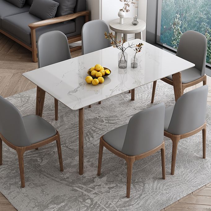 Industrial Sintered Stone Top Dining Table Rectangle Kitchen Dining Table with 4 Legs Base Clearhalo ' dining_table' 'Dining Tables & Seating' 'Dining Tables' 'furn' 'furn_dining_table' 'Furniture' 'furniture_dining_table' 'Kitchen & Dining Furniture' 'kitchen&dining_furn' 'kitchen' 'kitchen_dining_table' 1200x1200_1a4b1e11-c9a9-4961-80a7-0d65cc08dbdf