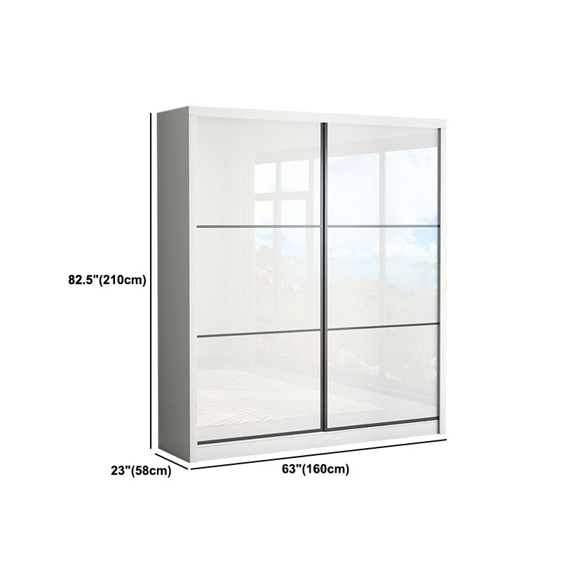 Weißer Holzgarderobe Schrank für zeitgenössische Lagerschrank