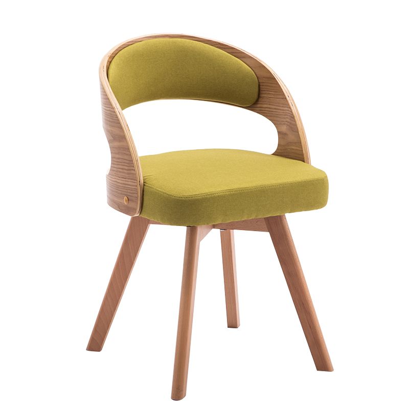 Modern Style Wooden Dining Chair Open Back Dining Side Chairs for Kitchen Clearhalo ' kitchen&dining_furn' 'Dining Chairs' 'Dining Tables & Seating' 'dining_chair' 'furn' 'furn_dining_chair' 'Furniture' 'furniture_dining_chair' 'Kitchen & Dining Furniture' 'kitchen' 1200x1200_1a51a6b7-c00c-4639-8a2a-b183639961ee