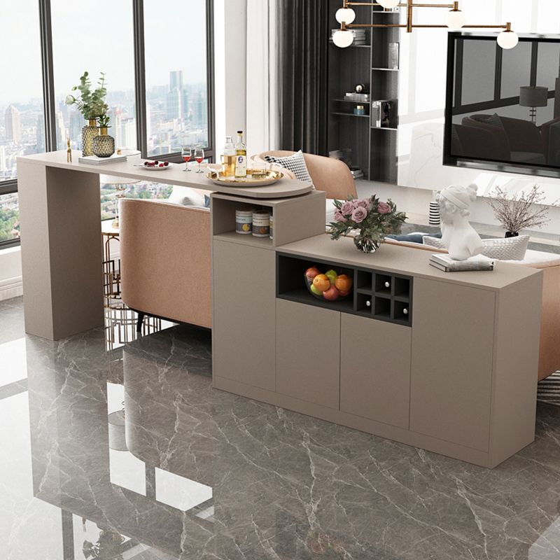 Modern Style Wood Specialty Bar Height Pub Table for Living Room Clearhalo 'Bar Furniture' 'Bar Tables' 'bar_tables' 'furn' 'furn_bar_tables' 'Furniture' 'Kitchen & Dining Furniture' 1200x1200_1a520440-f8c2-426e-8441-dd597c1e2ea5