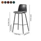 Glossy Leather Square Bar Stool Industrial Metal Stools with Back Legs Clearhalo 'Bar Furniture' 'Bar Stools' 'bar_stools' 'furniture_bar_stools' 'Kitchen & Dining Furniture' 'kitchen&dining_furn' 'kitchen' 'kitchen_furn' Furniture' 1200x1200_1a529907-014c-4600-bed8-530b448d495e
