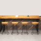 Industrial Rectangle Pub Table Set 1/2/5 Pieces Wooden Bar Table with Backless Stools Clearhalo 'Bar Furniture' 'furn' 'furn_home_bar_bar_sets' 'Furniture' 'Home Bars & Bar Sets' 'home_bar_bar_sets' 'Kitchen & Dining Furniture' 1200x1200_1a52e4c1-b22c-4d26-9234-198ef069ddd4