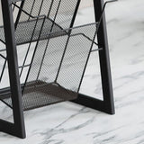 Scandinavian Metal Etagere Bookshelf Iron Open Vertical Bookshelf Clearhalo 'Bookcases' 'furn' 'furn_bookcases' 'Furniture' 'furniture_bookcases' 'kitchen' 'kitchen_bookcases' 'Living Room Furniture' 'Office Furniture' 1200x1200_1a57b41f-a40d-4f8c-b3be-cad9ba98c61d