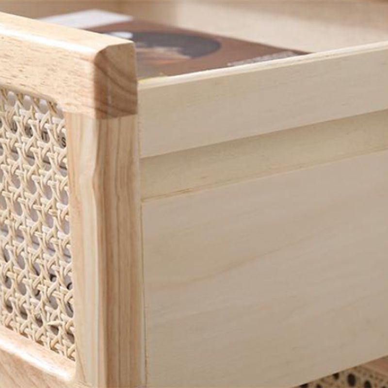 Contemporary Wooden Chest, Rectangle Accent Chest with Drawers