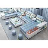 Faux Leather/Fabric Sectional Cushion Back Sofa and Chaise for Living Room Clearhalo 'furn' 'furn_sectionals' 'Furniture' 'furniture_sectionals' 'Living Room Furniture' 'Sectionals' 1200x1200_1a5b2cf4-8aed-4b69-8ad6-a54b5cba1153