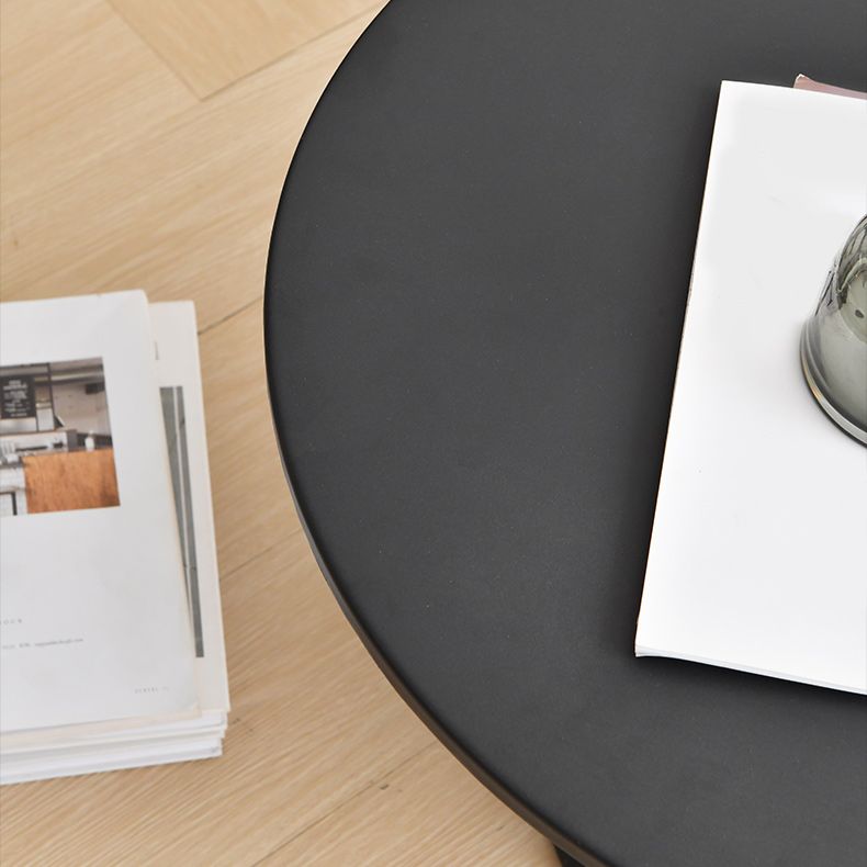 Mid-Century Modern Iron Coffee Table Pedestal Cocktail Table for Home Clearhalo 'Coffee & Accent Tables' 'Coffee Tables' 'coffee_tables' 'furn' 'furn_coffee_tables' 'Furniture' 'Living Room Furniture' 1200x1200_1a5ca5e1-22b7-4aff-8a0c-85a1926f9091