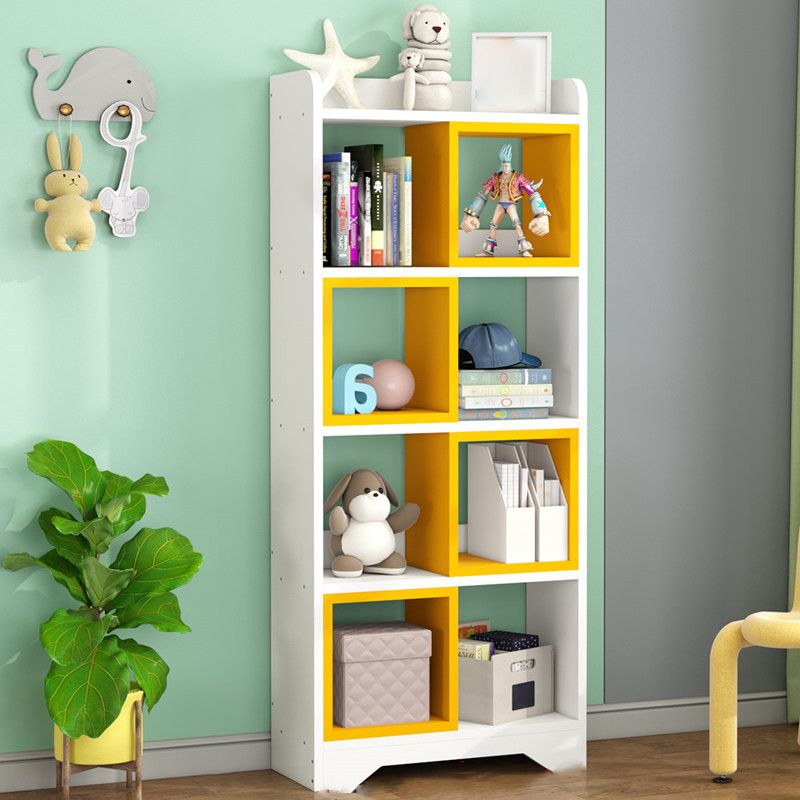 Modern Artificial Wood Bookcase Open Back Bookshelf for Any Room