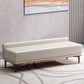 Modern Cushioned Seating Bench Backrest Entryway and Bedroom Bench