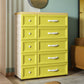 Contemporary Cabinet Plastic Storage Cabinet with Drawer for Bedroom