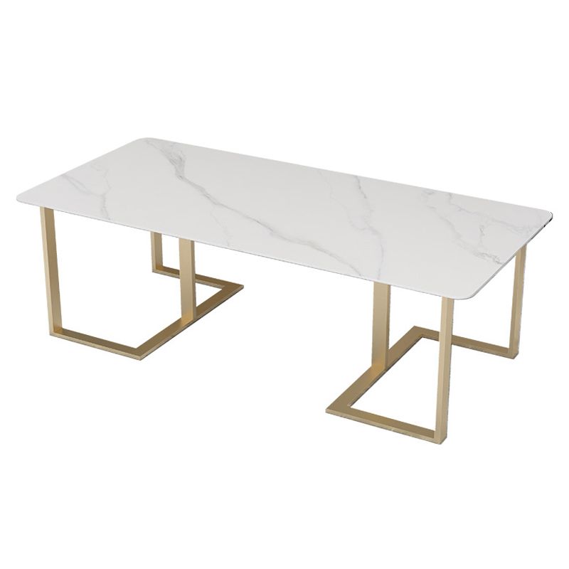 Thuiskantoor rechthoekige vergadertabel luxe vaste schrijfbureau