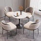 Modern Stone Round Dining Table Tulip Pedestal Table for Dining Room Clearhalo 'Dining Tables & Seating' 'Dining Tables' 'dining_table' 'furn' 'furn_dining_table' 'Furniture' 'Kitchen & Dining Furniture' 1200x1200_1a60eed5-dd05-44dd-aa43-ba1484a4287b