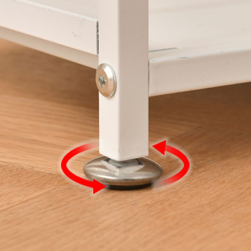 Modern Metal Bookshelf Home Office Standard Bookcase with Shelves