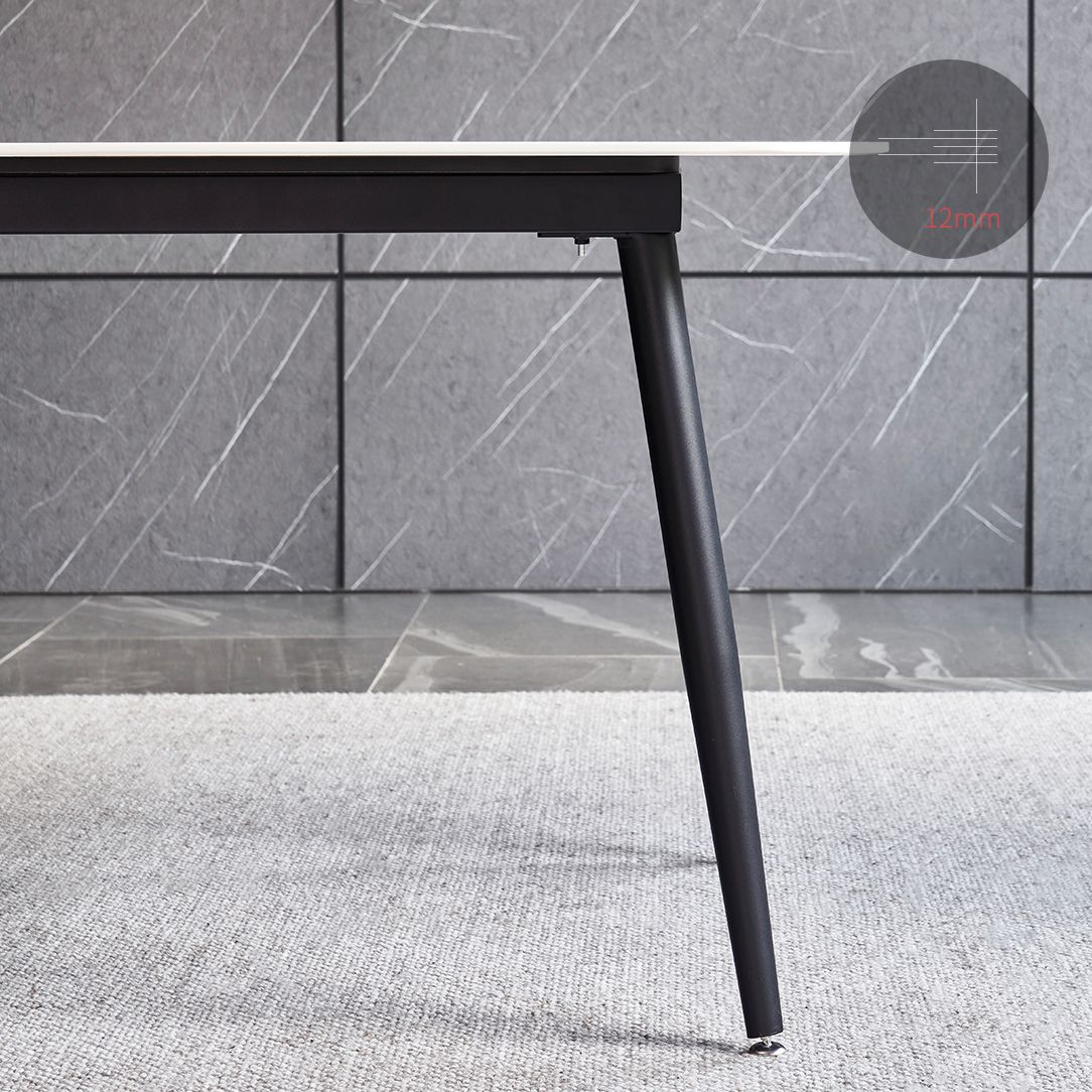 Zeitgenössischer Stein Esstisch Set 1