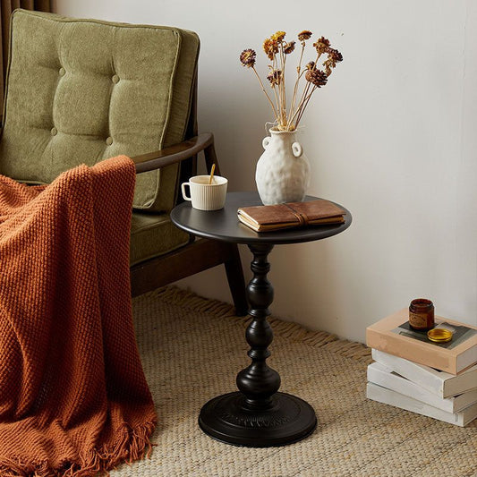 Tavolino in metallo lungo la tavola del piedistallo in metallo alto della metà del secolo da 20,5 "