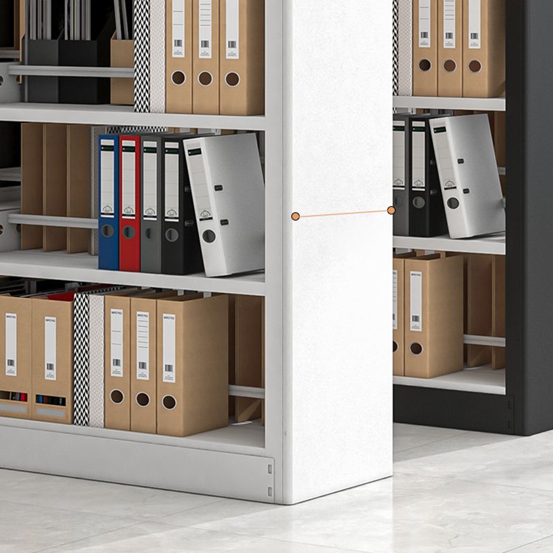 棚付きの長方形のオープンブックケースモダンなエタゲールの本棚