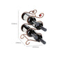 Glam Style Tabletop Wine Rack Metal Wine Bottle Rack for Kitchen