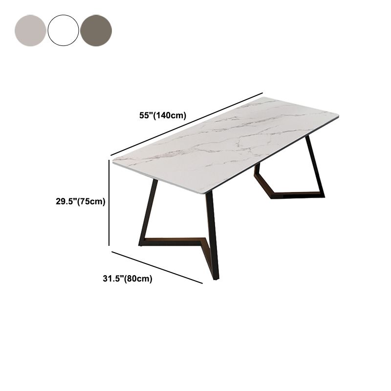 30 "H Modern Office Desk rettangolare Distano per ufficio