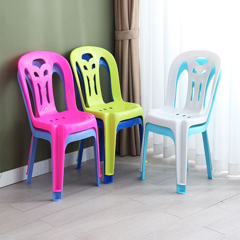 Modern Stacking Dining Armless Chairs Plastic Dining Side Chair for Home Use Clearhalo ' kitchen&dining_furn' 'Dining Chairs' 'Dining Tables & Seating' 'dining_chair' 'furn' 'furn_dining_chair' 'Furniture' 'furniture_dining_chair' 'Kitchen & Dining Furniture' 'kitchen' 1200x1200_1a675243-6838-461e-989b-b0557b0db5f5