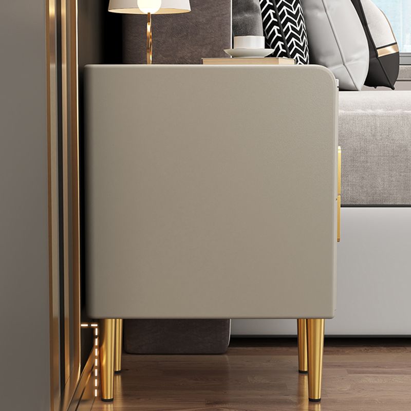 2 Drawers Glam Pine Accent Table Nightstand 20" Tall with Legs Clearhalo 'Bedroom Furniture' 'furn' 'furn_night_stand' 'Furniture' 'night_stand' 'Nightstands' 1200x1200_1a6ab744-d117-46ef-9504-2f933f34ae38