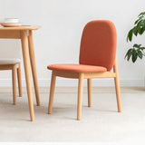 Sedie da pranzo a bracciale senza legno solido contemporaneo (set di 1/2/4/6/8)