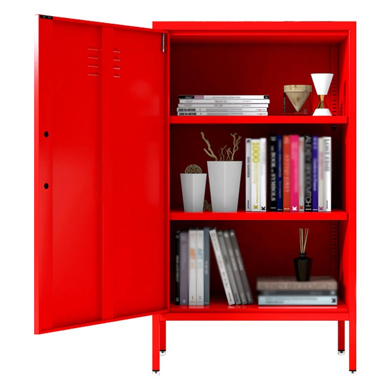 Steel Dining Room Sideboard Cabinet Modern Server Cabinet with Storage Clearhalo 'buffet_sideboard' 'Buffets & Sideboards' 'furn' 'furn_buffet_sideboard' 'Furniture' 'furniture_buffet_sideboard' 'Kitchen & Dining Furniture' 1200x1200_1a727b53-e4ff-4f82-9d3c-148cb16f15fa