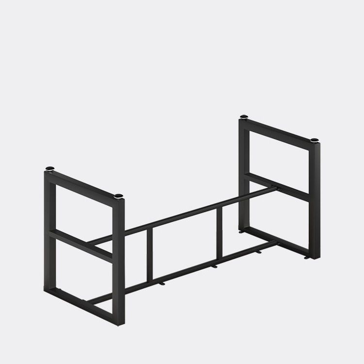 Table à manger industrielle avec table à manger rectangulaire en bois pour la maison