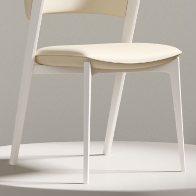 White Legs Modern Open Back Upholstered Dining and Accent Chairs Clearhalo 'Dining Chairs' 'Dining Tables & Seating' 'dining_chair' 'furn' 'furn_dining_chair' 'Furniture' 'Kitchen & Dining Furniture' 1200x1200_1a751087-720b-4463-adb3-baf1fb42bb4a
