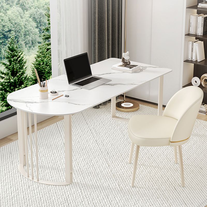 Peninsula Stone Top Office bureau de style moderne de style de style pour le bureau